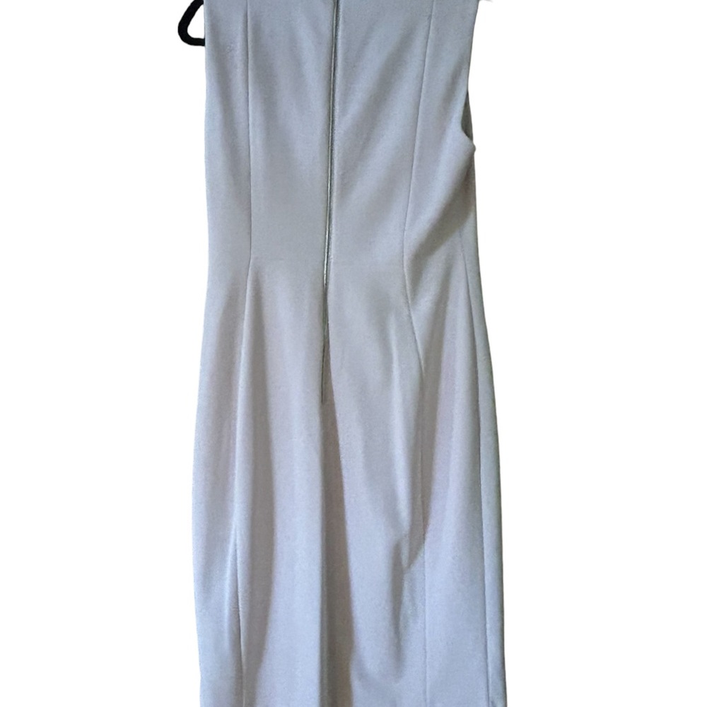 Calvin Klein Size 8 Light Pink Sleeveless Dress, zippered back - Picture 4 of 6